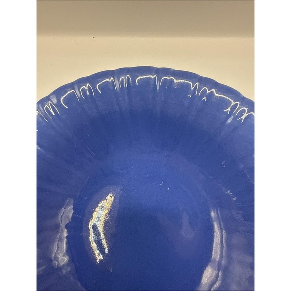STANGL Pottery Bowl 1388 Blue Mid Century Modern Vintage - Picture 5 of 16